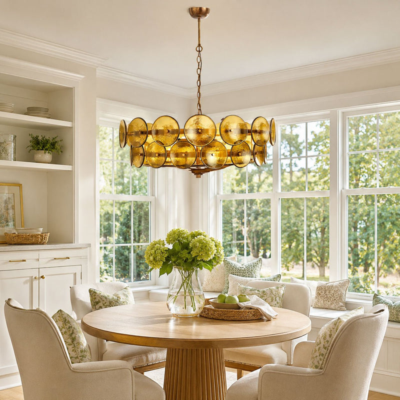 Solerin Floating Disc Glass Chandelier — product detail 11
