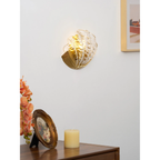Nerelle Scalloped Glass Wall Sconce