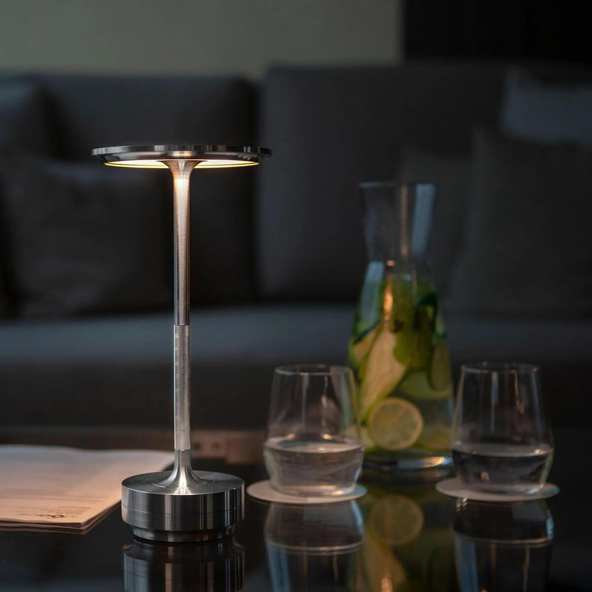 Alven Cordless Metal Table Lamp
