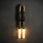 Genuine Horsehair Wall Sconce