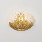 Nerelle Scalloped Glass Wall Sconce