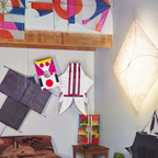 Kite Sculptural Paper Plug-In Wall Lamp