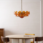 Solerin Floating Disc Glass Chandelier