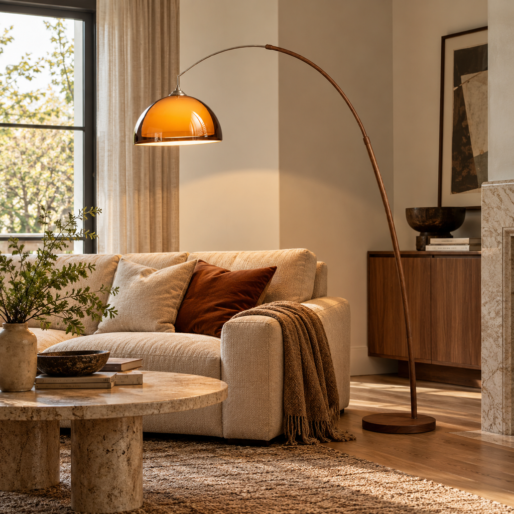 Ventoro Arc Acrylic Floor Lamp