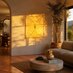 Kite Sculptural Paper Plug-In Wall Lamp