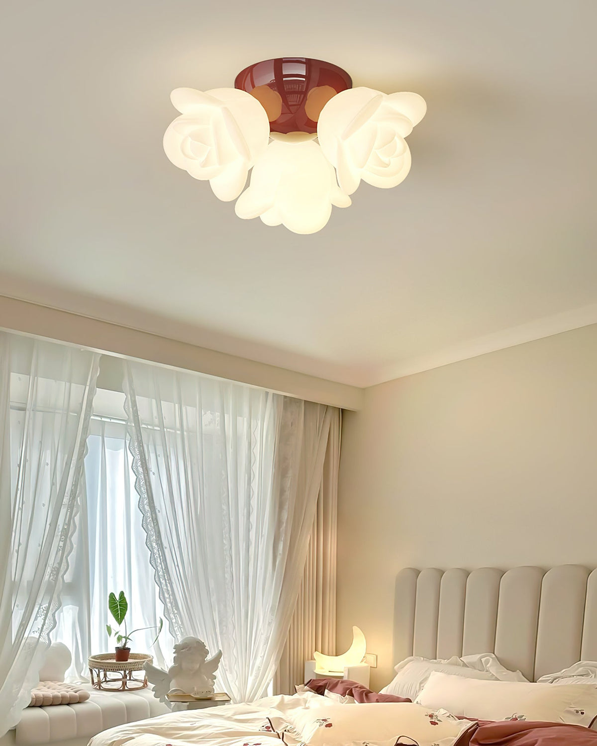 Aesa Rose Metal Ceiling Light — product view 4
