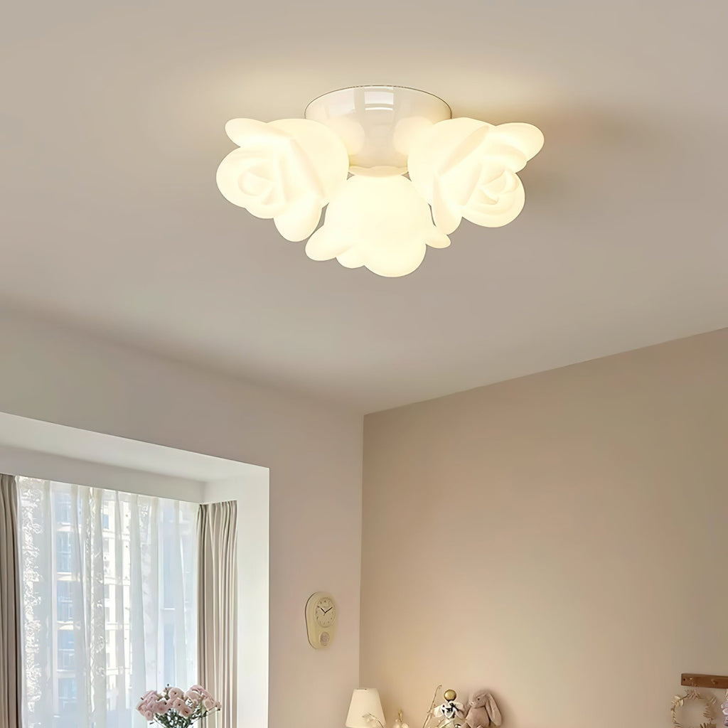 Aesa Rose Metal Ceiling Light — product view 6