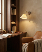 Aine Pleated Wood Wall Lamp — product view 9