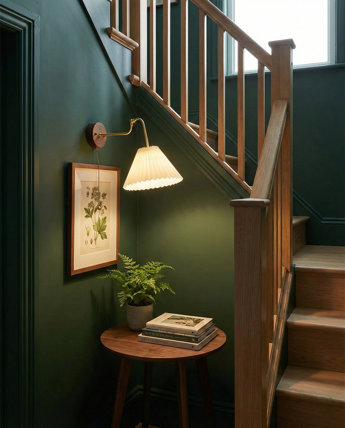 Aine Pleated Wood Wall Lamp — product view 6
