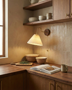 Aine Pleated Wood Wall Lamp — product view 8