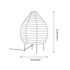 Rice Paper Floor Lamp R9 — product view 5