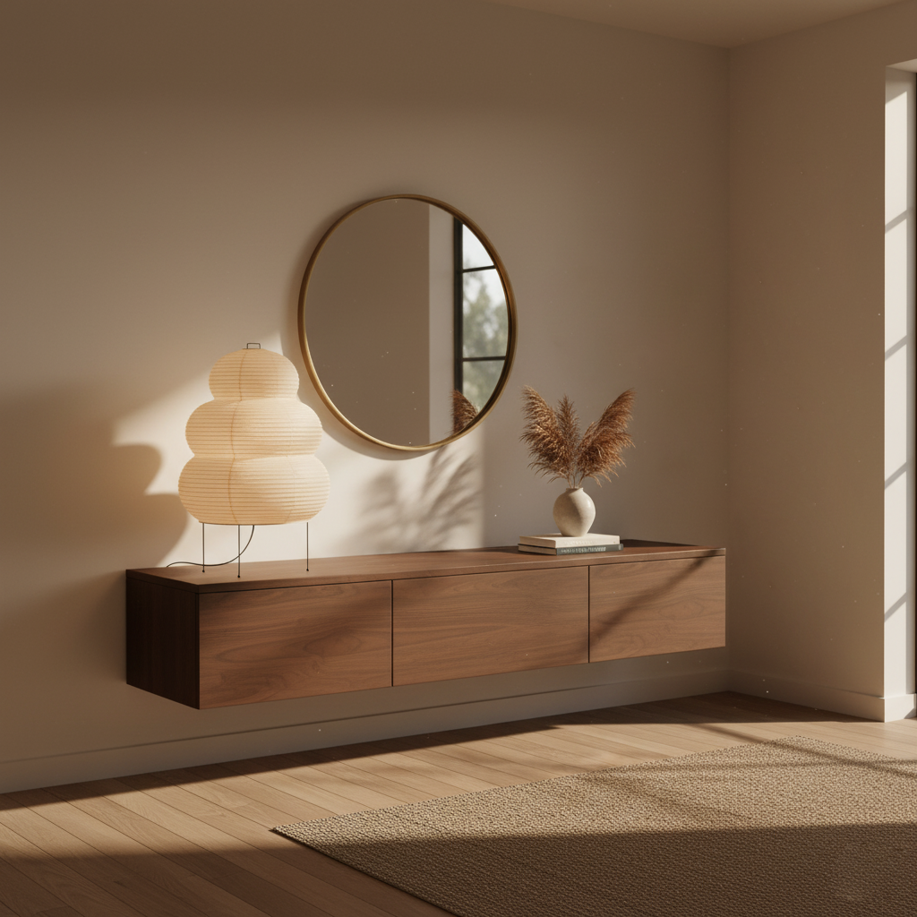 Rice Paper Table Lamp R19 — product view 10