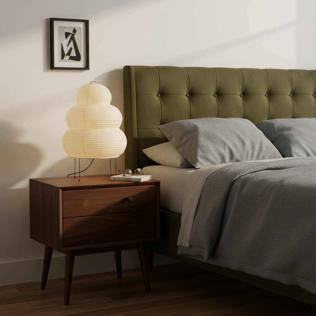 Rice Paper Table Lamp R19 — product view 9