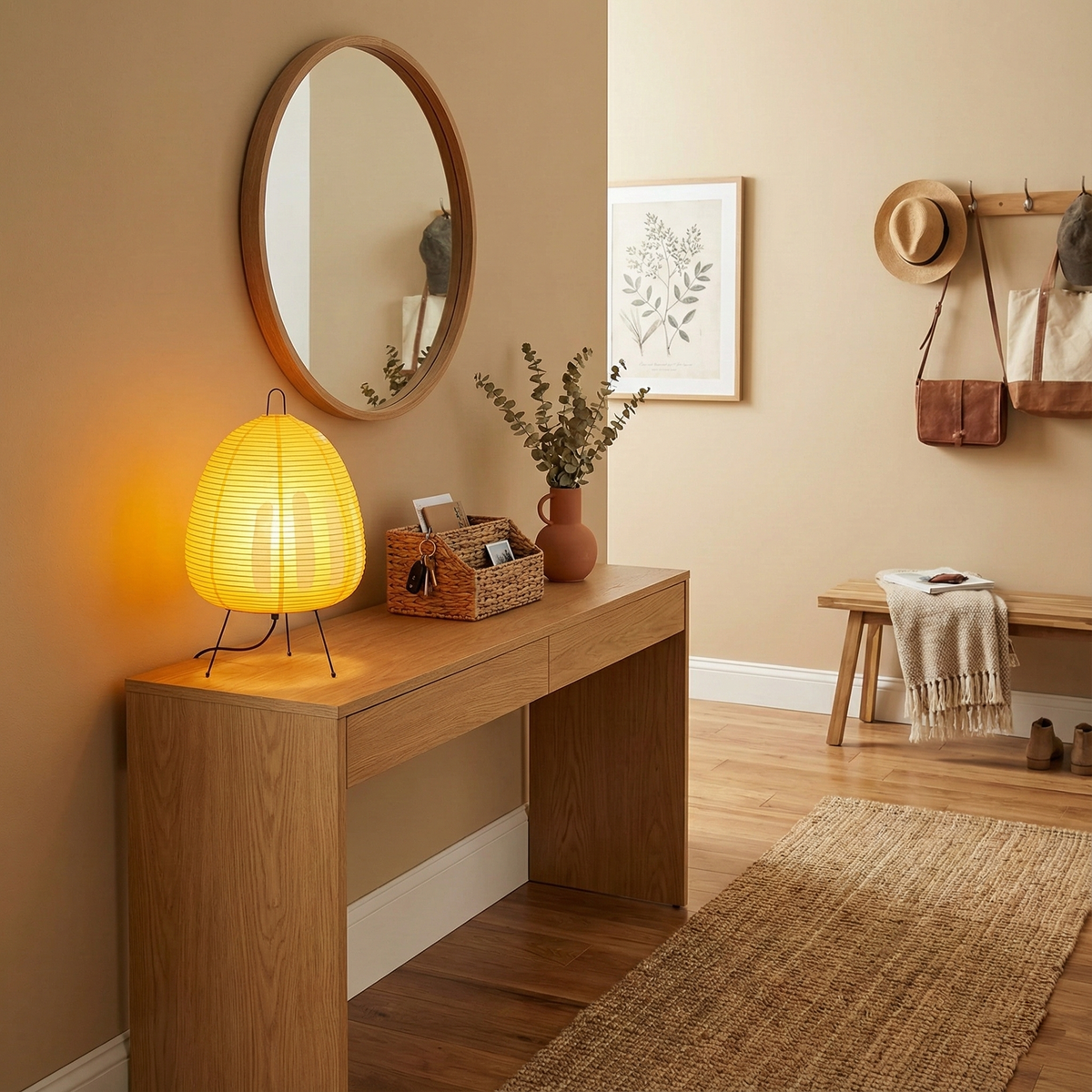 Rice Paper Table Lamp R22 — product view 13
