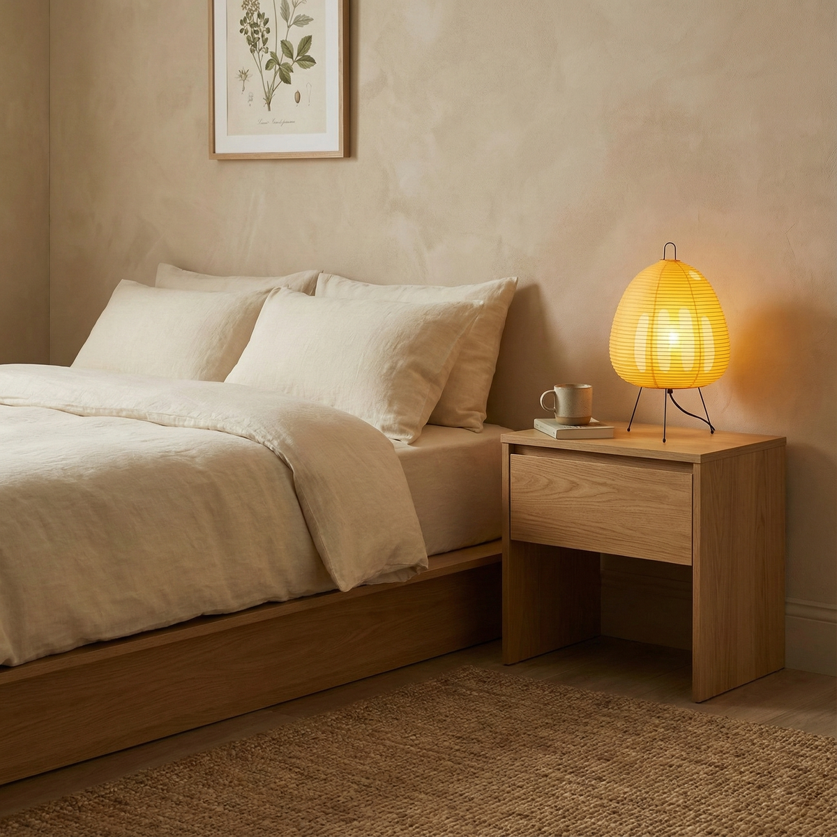 Rice Paper Table Lamp R22 — product view 14