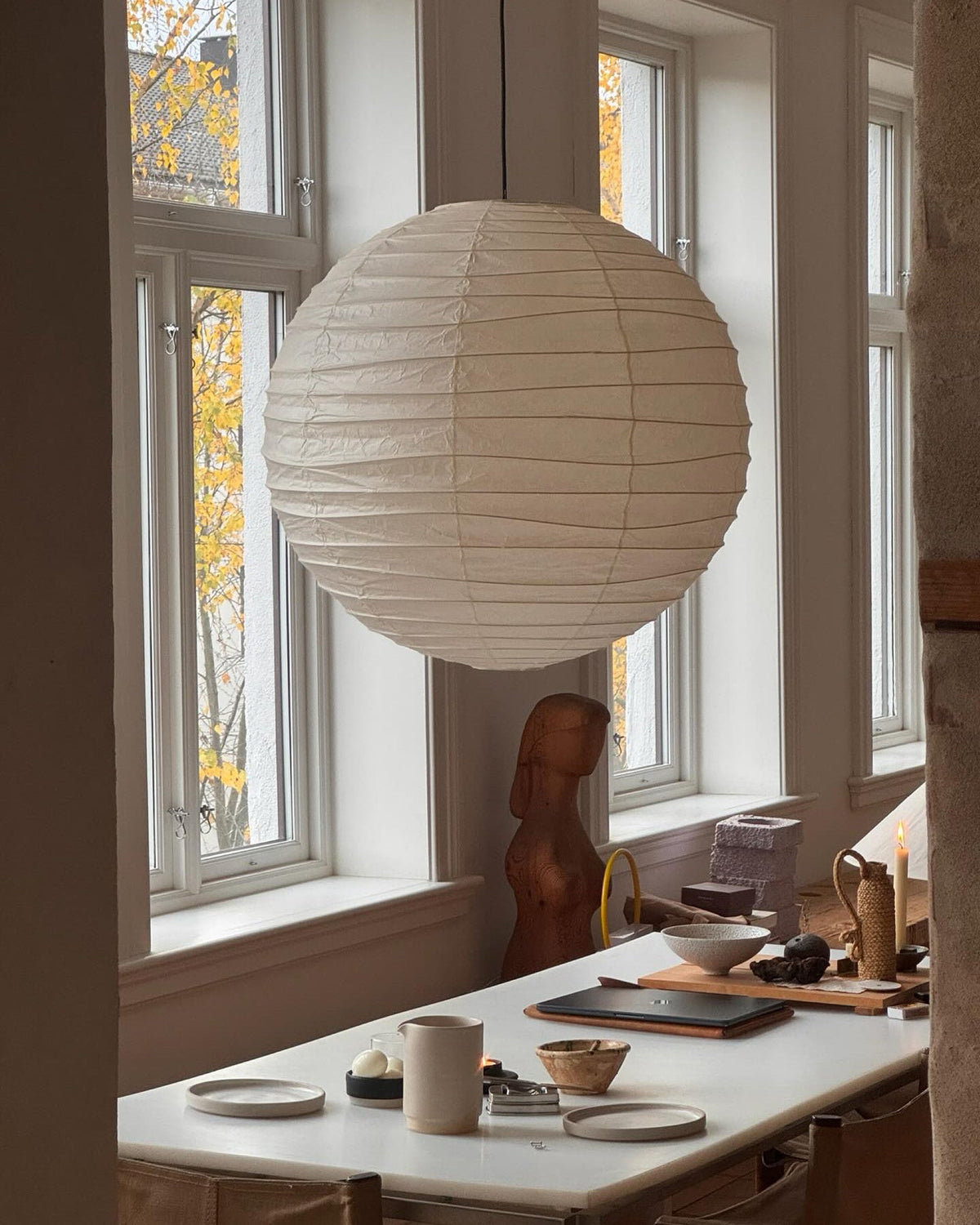 Akari 15A Rice Paper Pendant Light