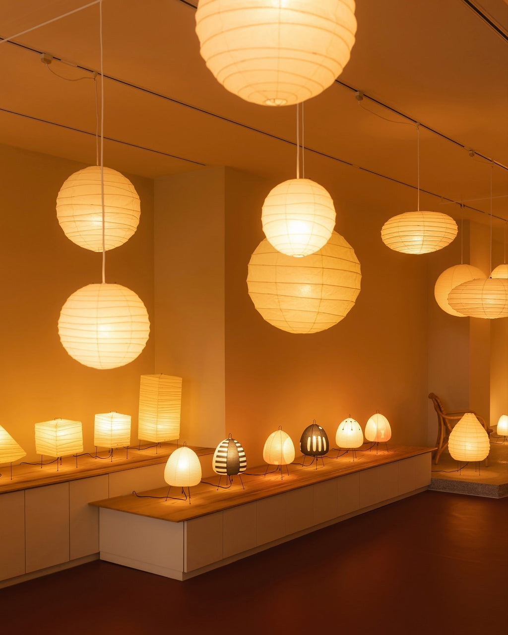 Akari 15A Rice Paper Pendant Light
