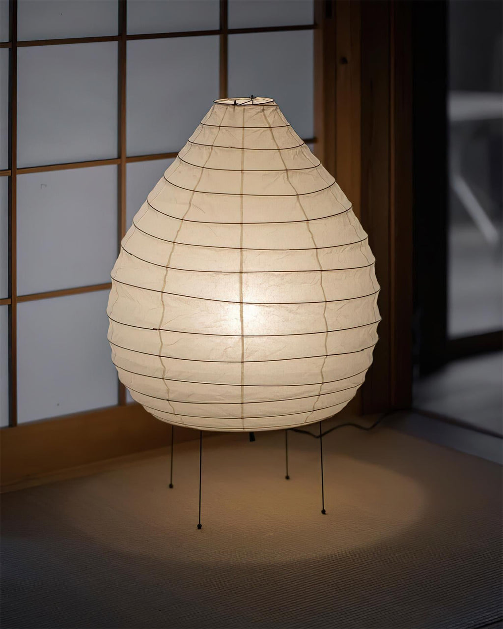 Rice Paper Floor Lamp R9 — product view 17
