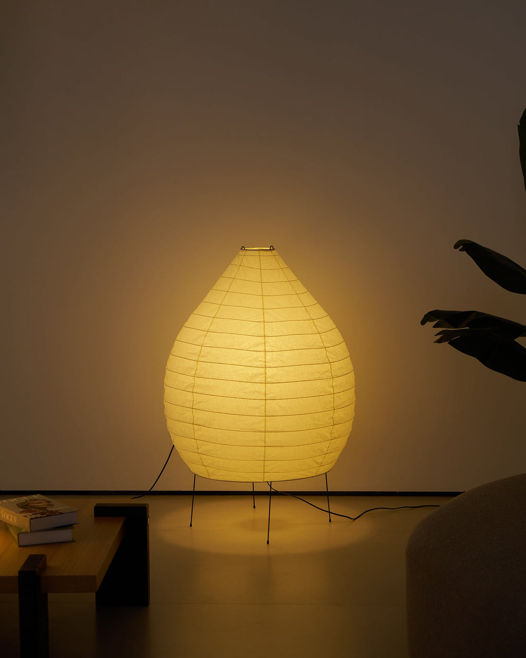 Rice Paper Floor Lamp R9 — product view 9
