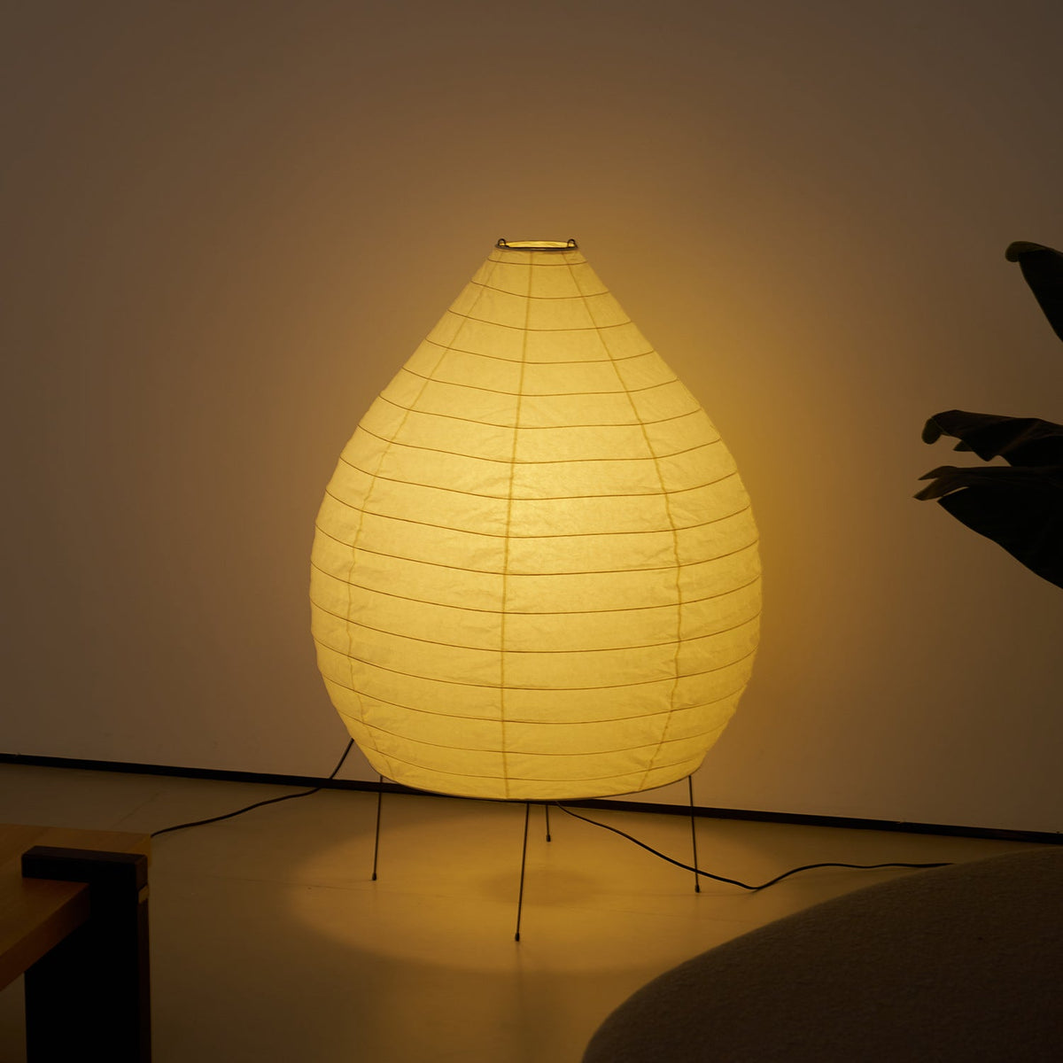 Rice Paper Floor Lamp R9 — product view 10