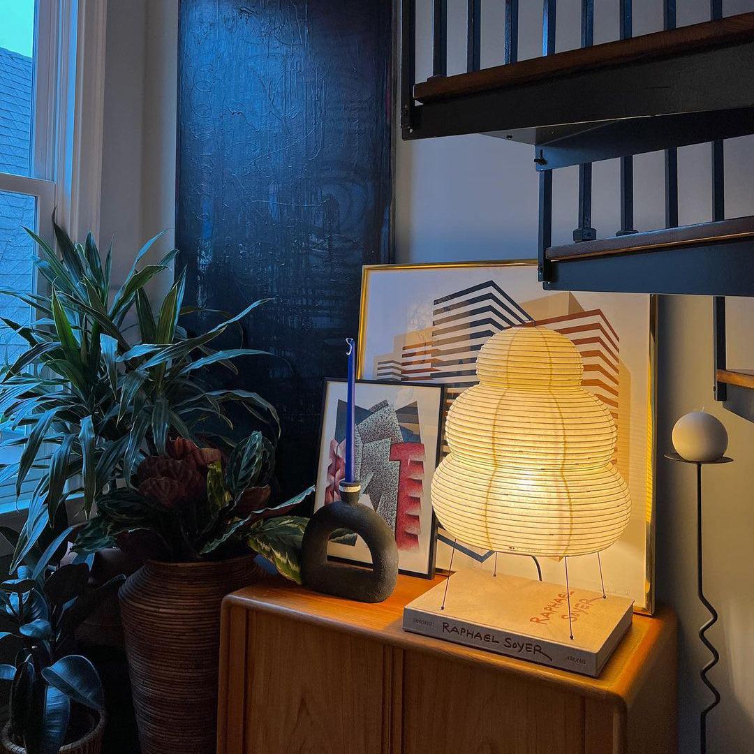 Rice Paper Table Lamp R19 — product view 4
