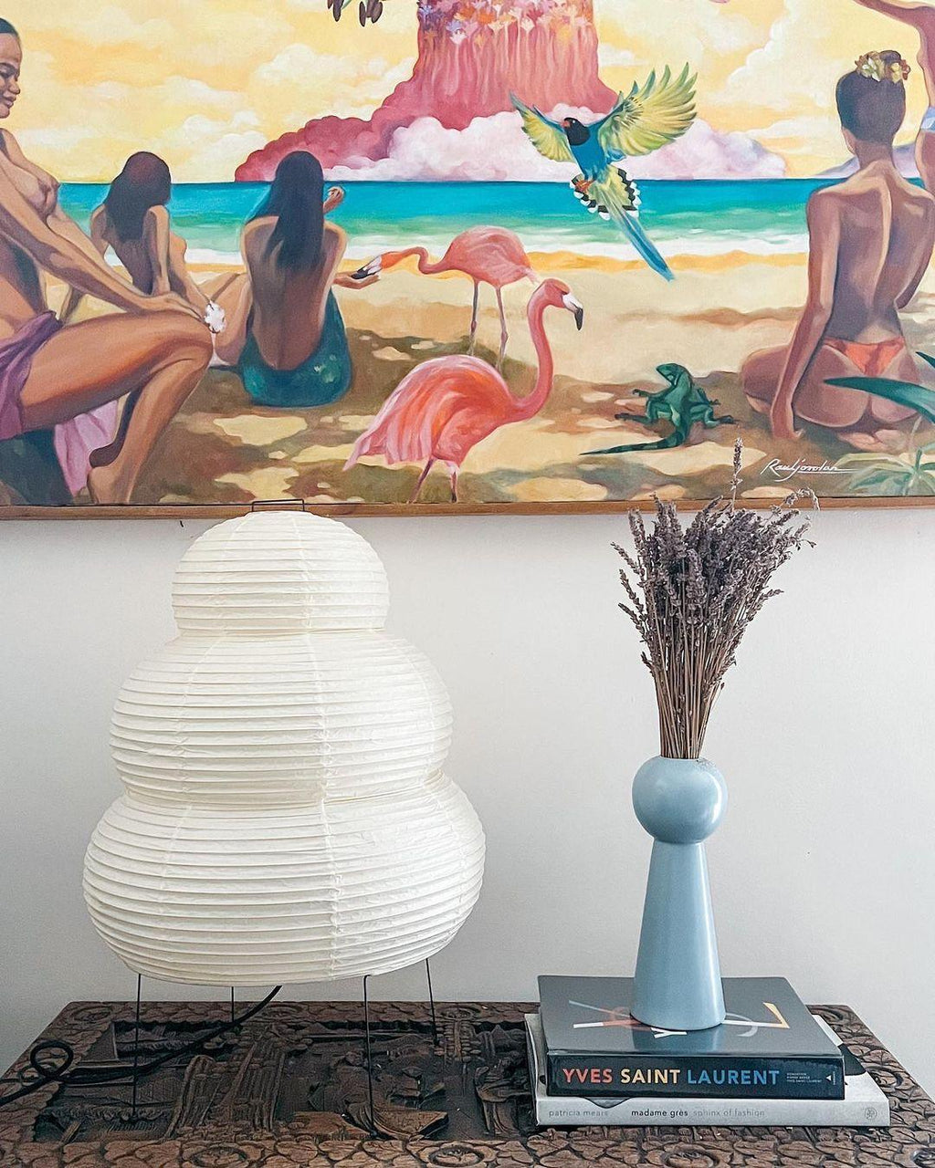 Rice Paper Table Lamp R19 — product view 38
