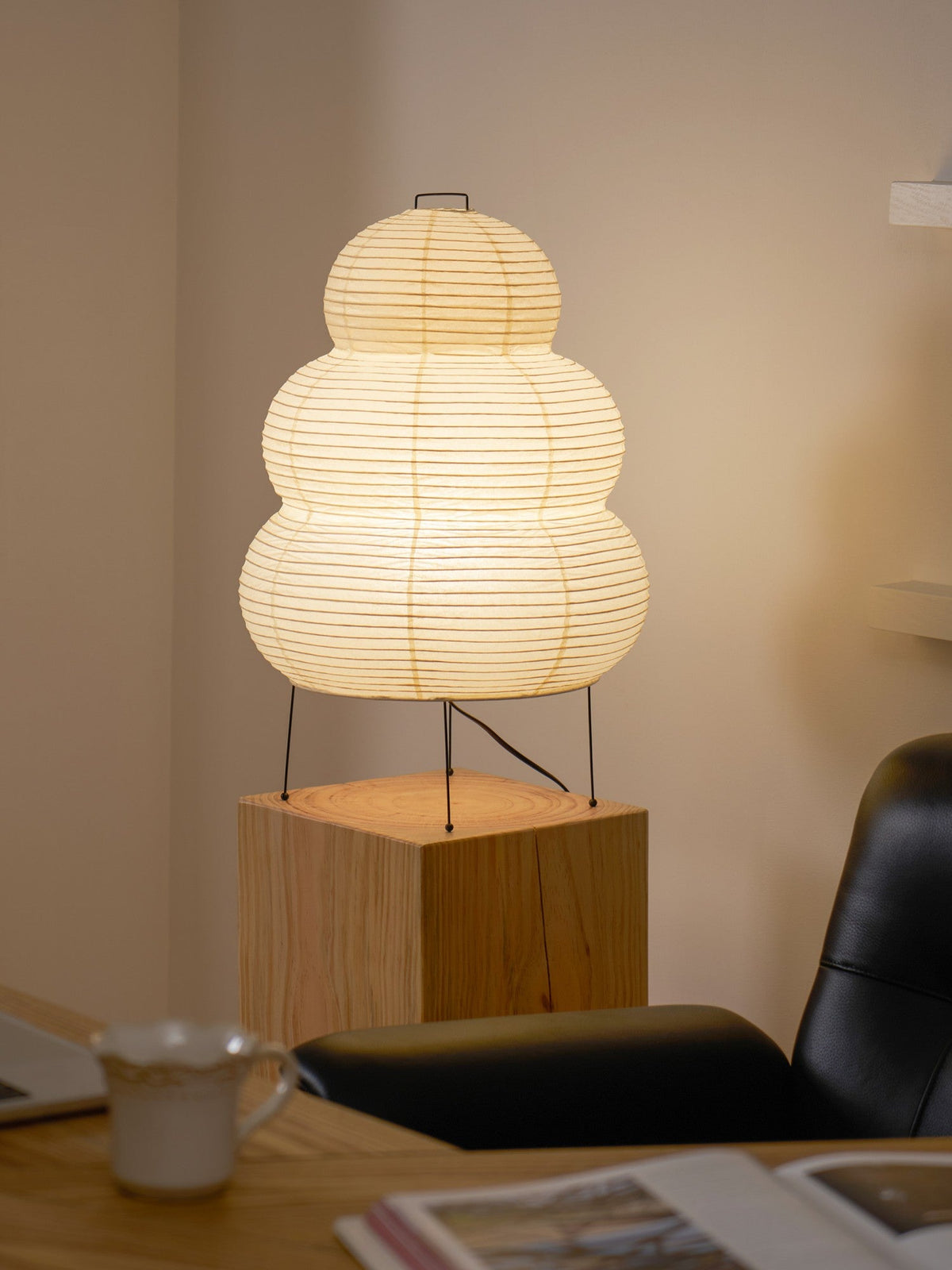 Rice Paper Table Lamp R19 — product view 45
