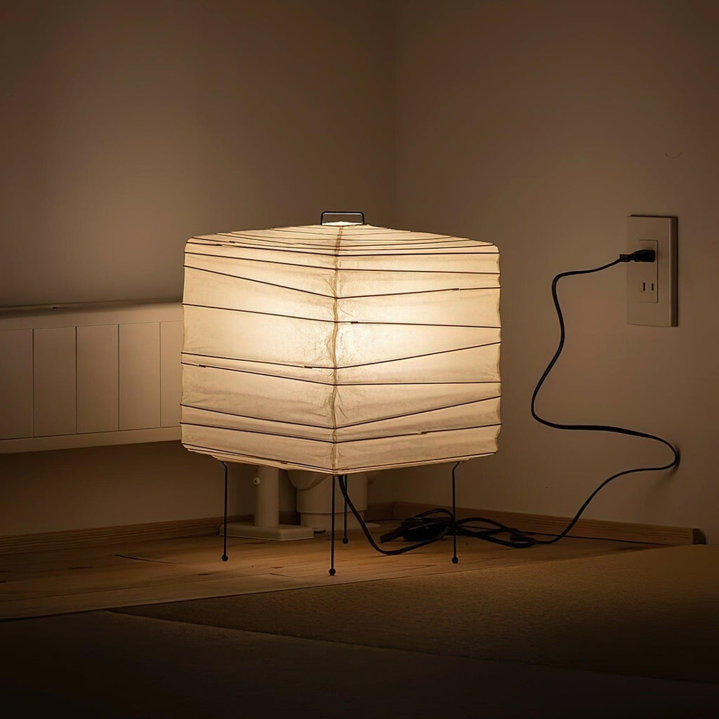 Rice Paper Table Lamp R26 — product view 2