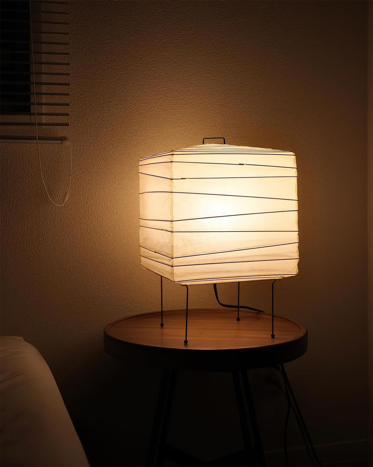 Rice Paper Table Lamp R26 — product view 9