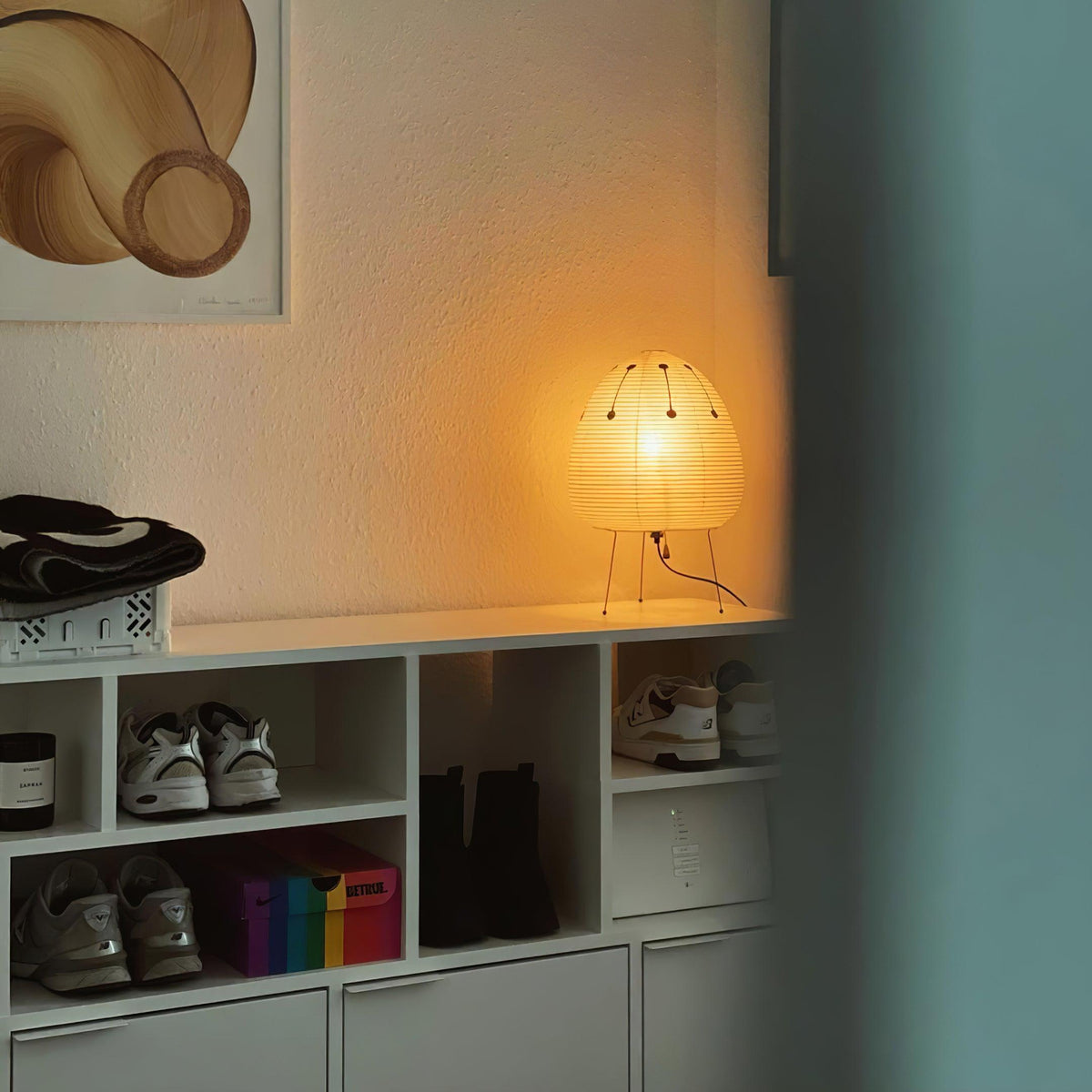 Rice Paper Table Lamp R22 — product view 30