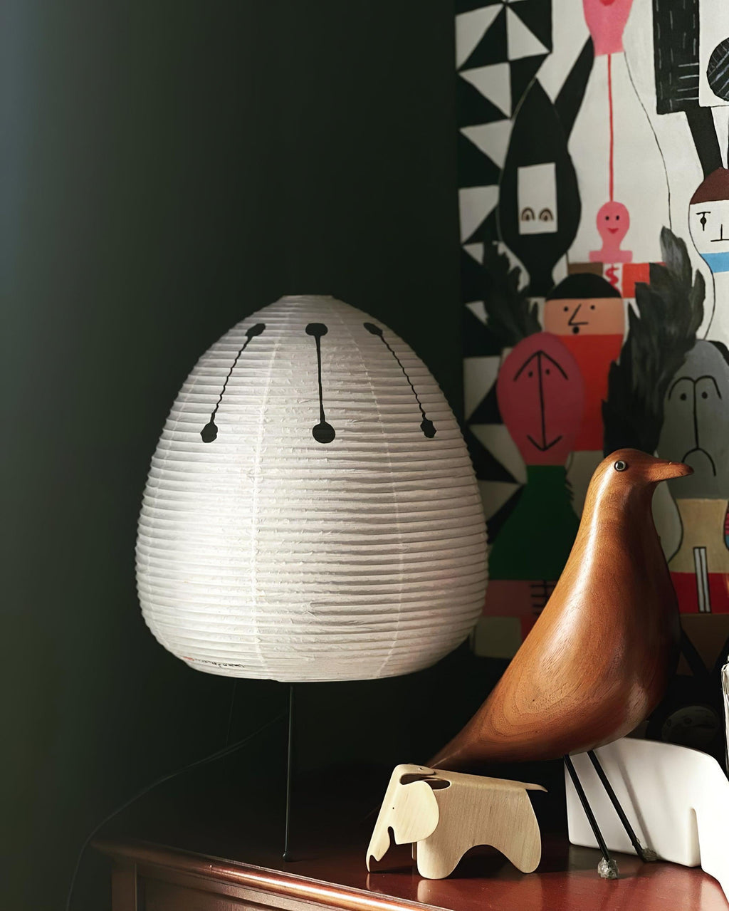 Rice Paper Table Lamp R22 — product view 48