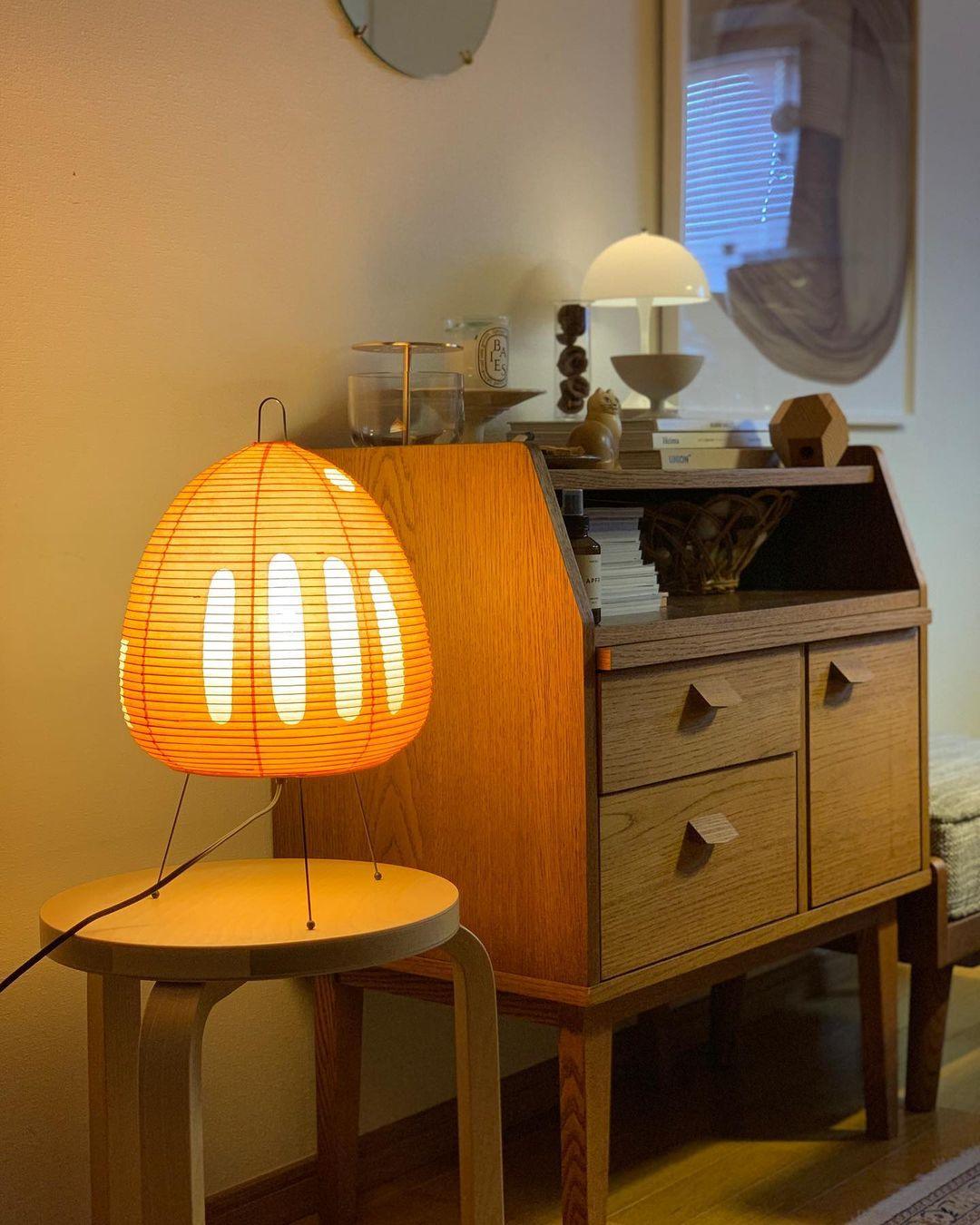 Rice Paper Table Lamp R22 — product view 66