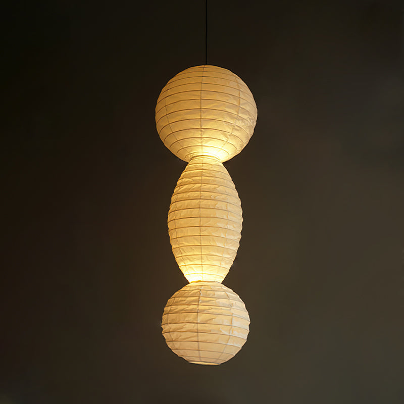 Rice Paper Plug-In Pendant Lamp R1 — product view 3