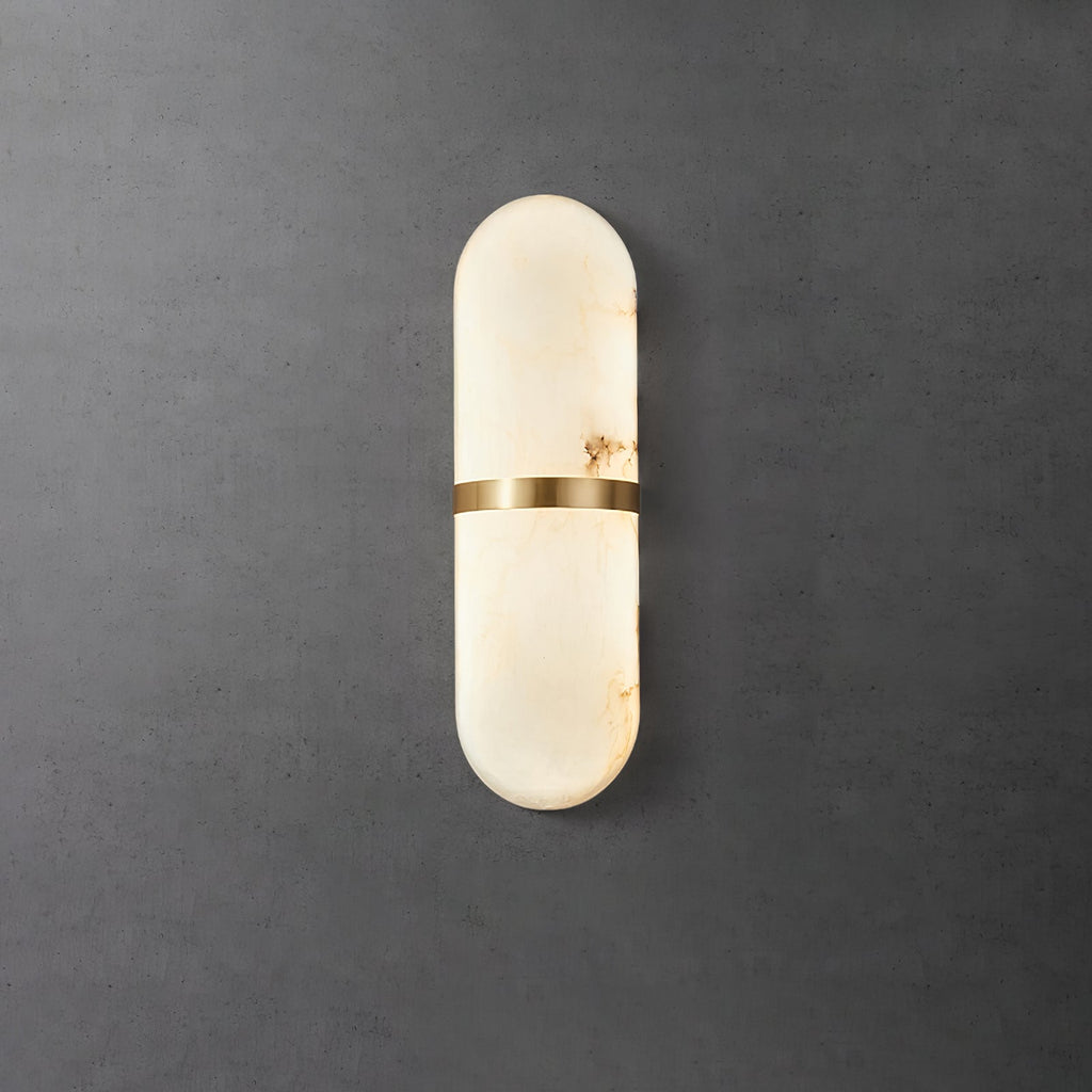 Alabaster Pill Wall Sconce