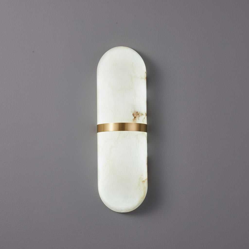 Alabaster Pill Wall Sconce