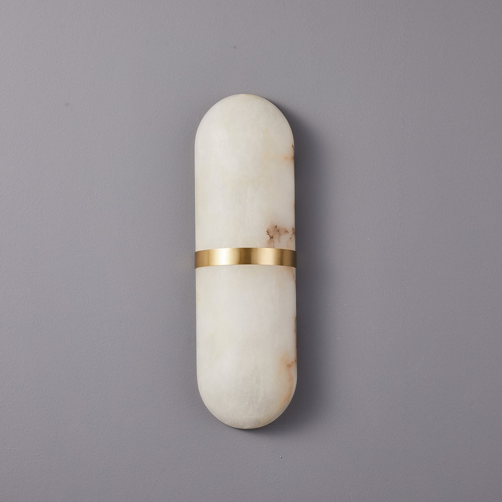 Alabaster Pill Wall Sconce