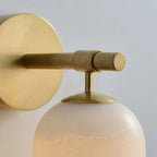 Alabaster Pillar Wall Sconce