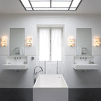 Alabaster Staircase Wall Sconce
