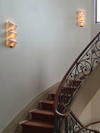 Alabaster Staircase Wall Sconce