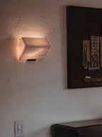 Alabaster Staircase Wall Sconce