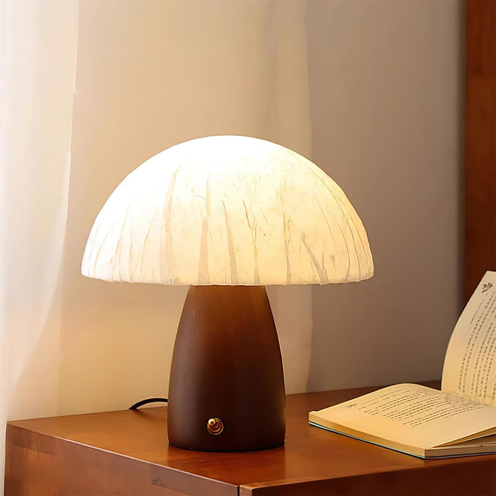 Alice Mushroom Wood Table Lamp — product view 18