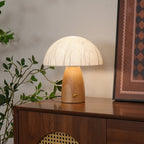 Alice Mushroom Wood Table Lamp — product view 7