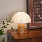 Alice Mushroom Wood Table Lamp — product view 3