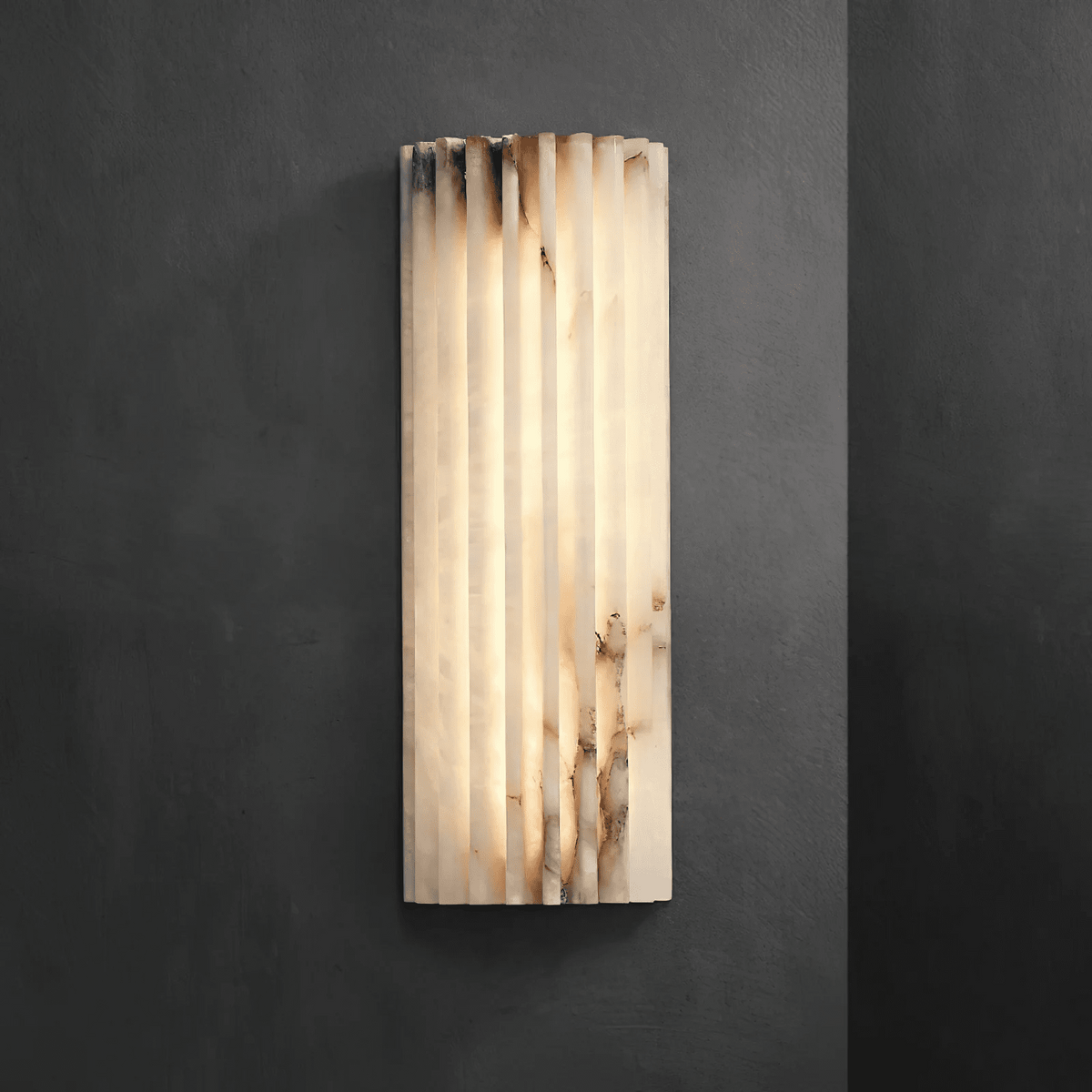 Alvia Alabaster Wall Sconce