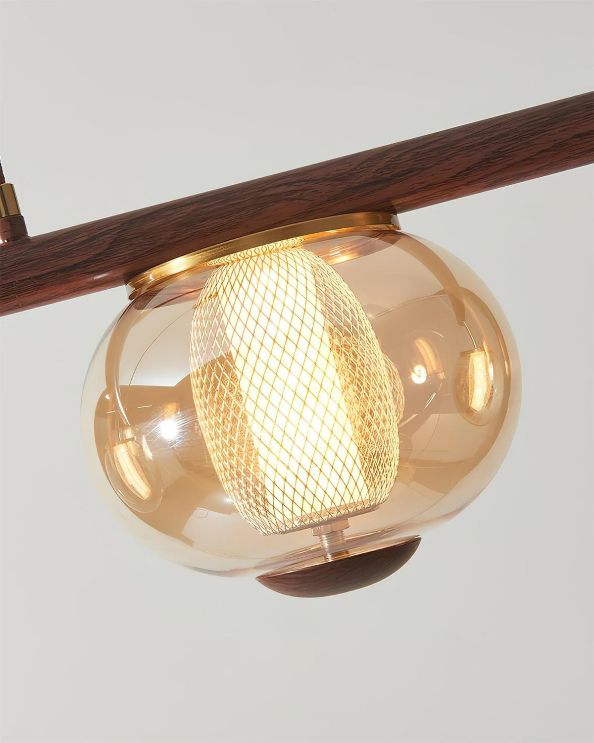 Amber Glass Chandelier — product view 12