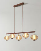 Amber Glass Chandelier — product view 8