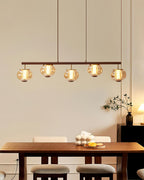 Amber Glass Chandelier — product view 4