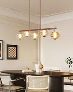 Amber Glass Chandelier — product view 7