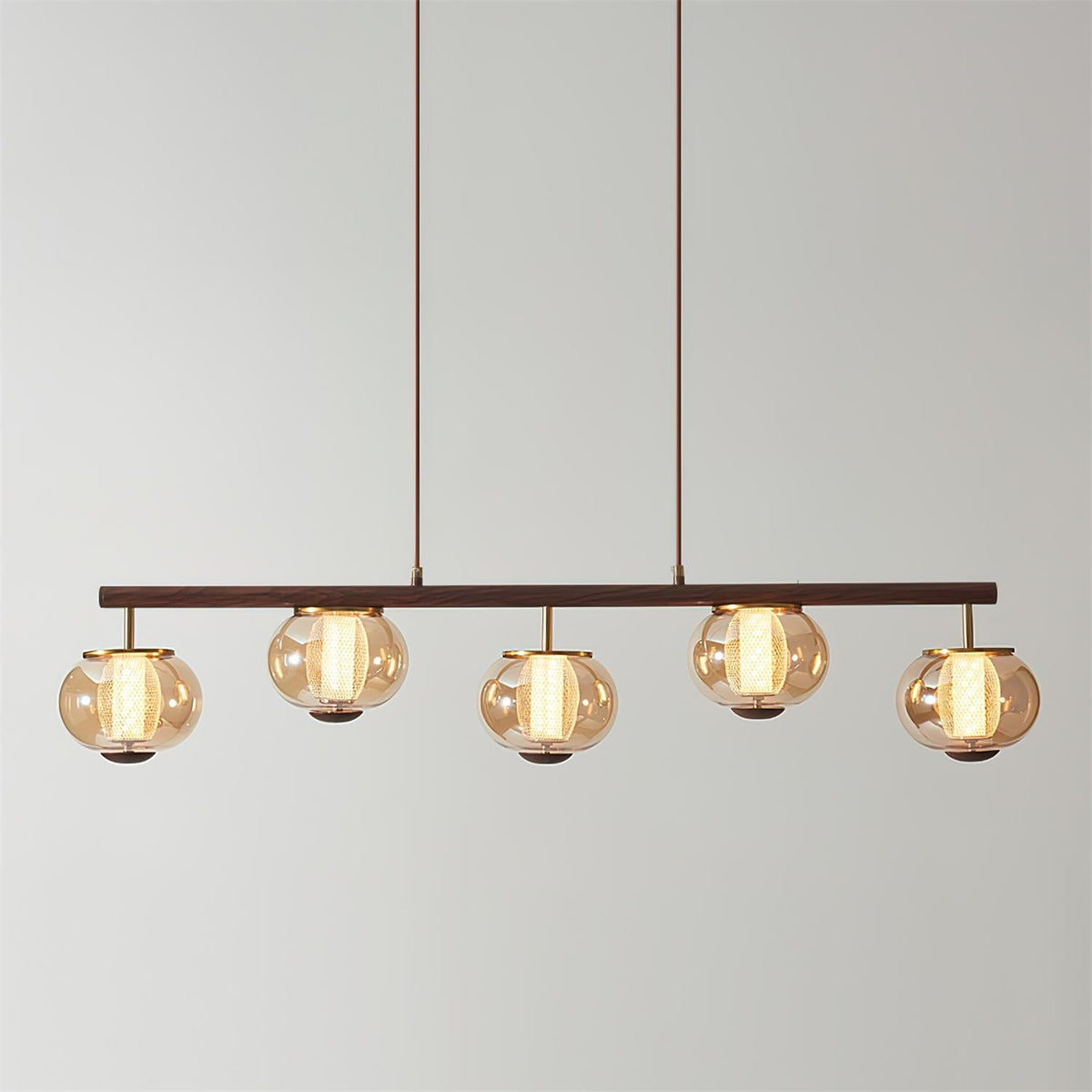 Amber Glass Chandelier — product view 10