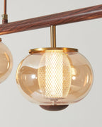 Amber Glass Chandelier — product view 14